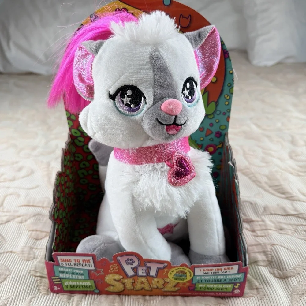 WowWee Pet Starz Catianna The Cat Dancing Rockstar Plush Doll